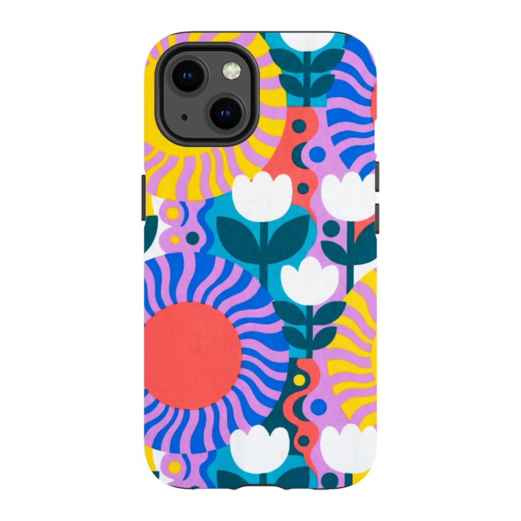 Midnight Sun Mod Bloom by Salla Niemi — iPhone 13 Magsafe Tough Case — Finnaij