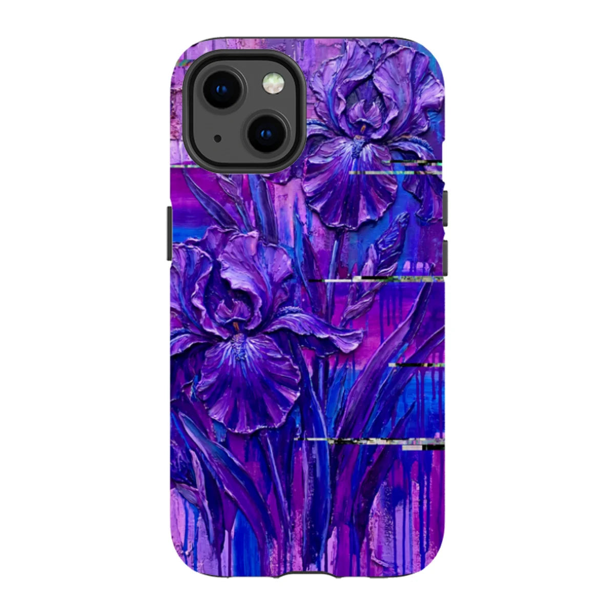 Iris Flowers by Frida Lövström — iPhone 13 Magsafe Tough Case — Finnaij