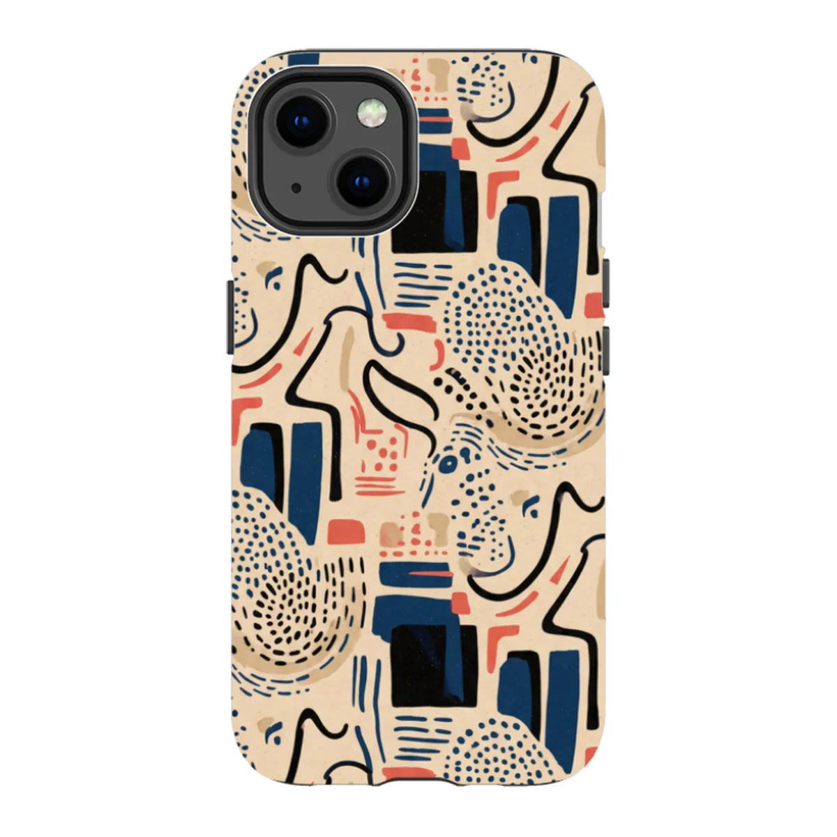 Sandstone Adire by Ada Okoye — iPhone 13 Tough Case — Finnaij