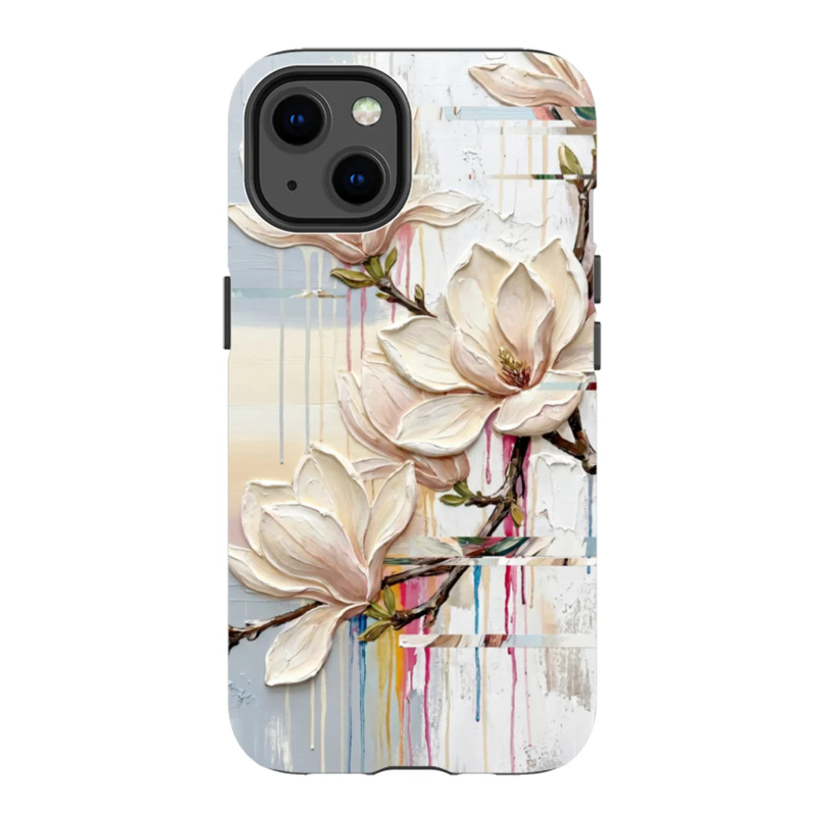Magnolia Branches by Frida Lövström — iPhone 13 Tough Case — Finnaij