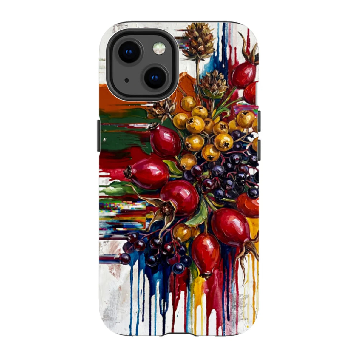 Autumn Berries and Botanicals by Frida Lövström — iPhone 13 Tough Case — Finnaij
