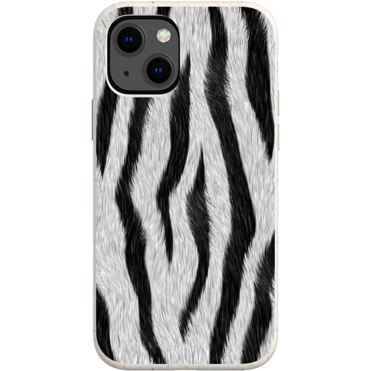Zebra Groove — iPhone 13 Mini iPhone Bio-degradable Case — Finnaij