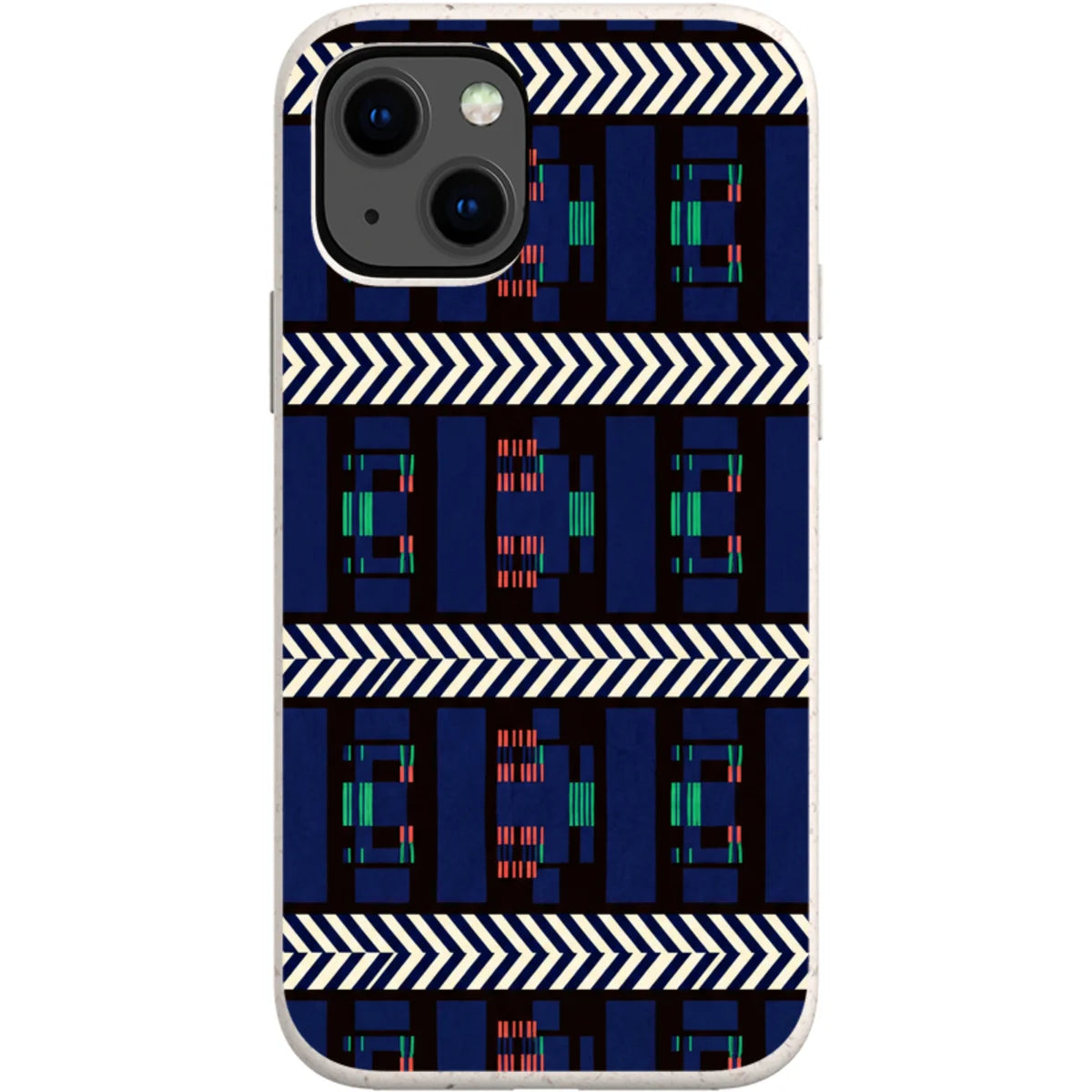 Midnight Aso-Oke by Ada Okoye — iPhone 13 Mini iPhone Bio-degradable Case — Finnaij