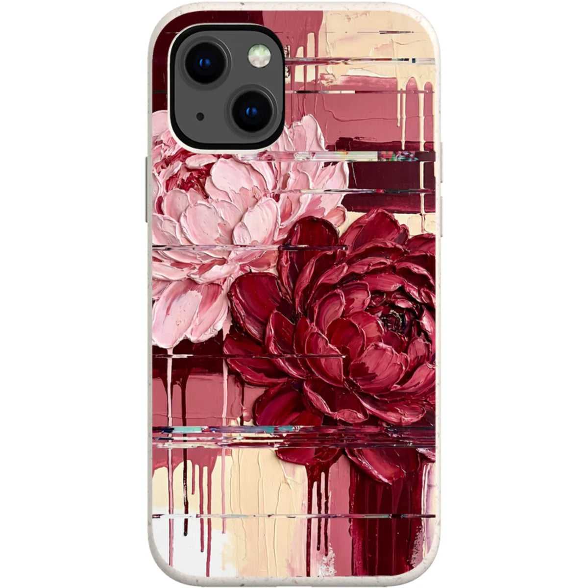 Peonies by Frida Lövström — iPhone 13 Mini iPhone Bio-degradable Case — Finnaij