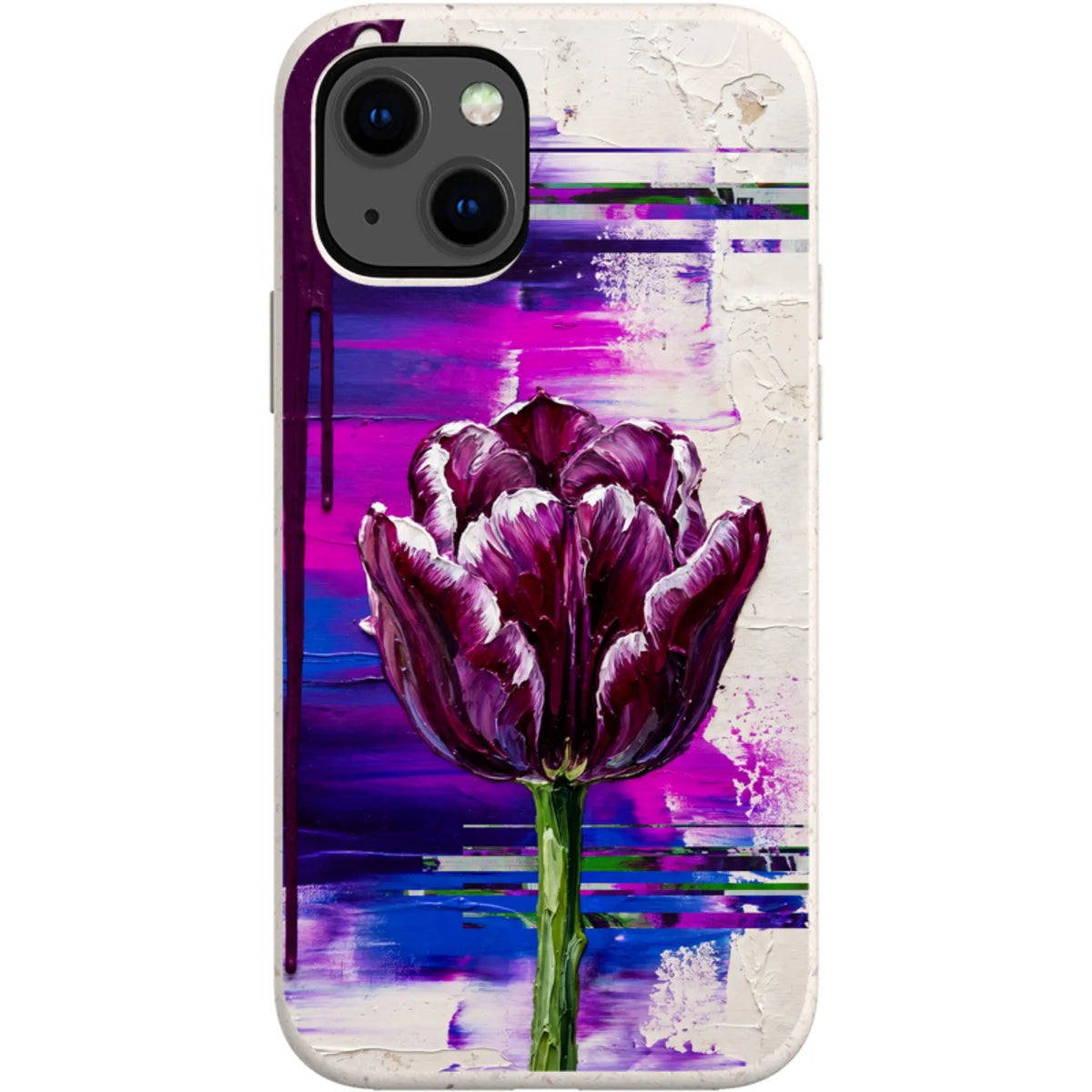 Single Dramatic Tulip by Frida Lövström — iPhone 13 Mini iPhone Bio-degradable Case — Finnaij