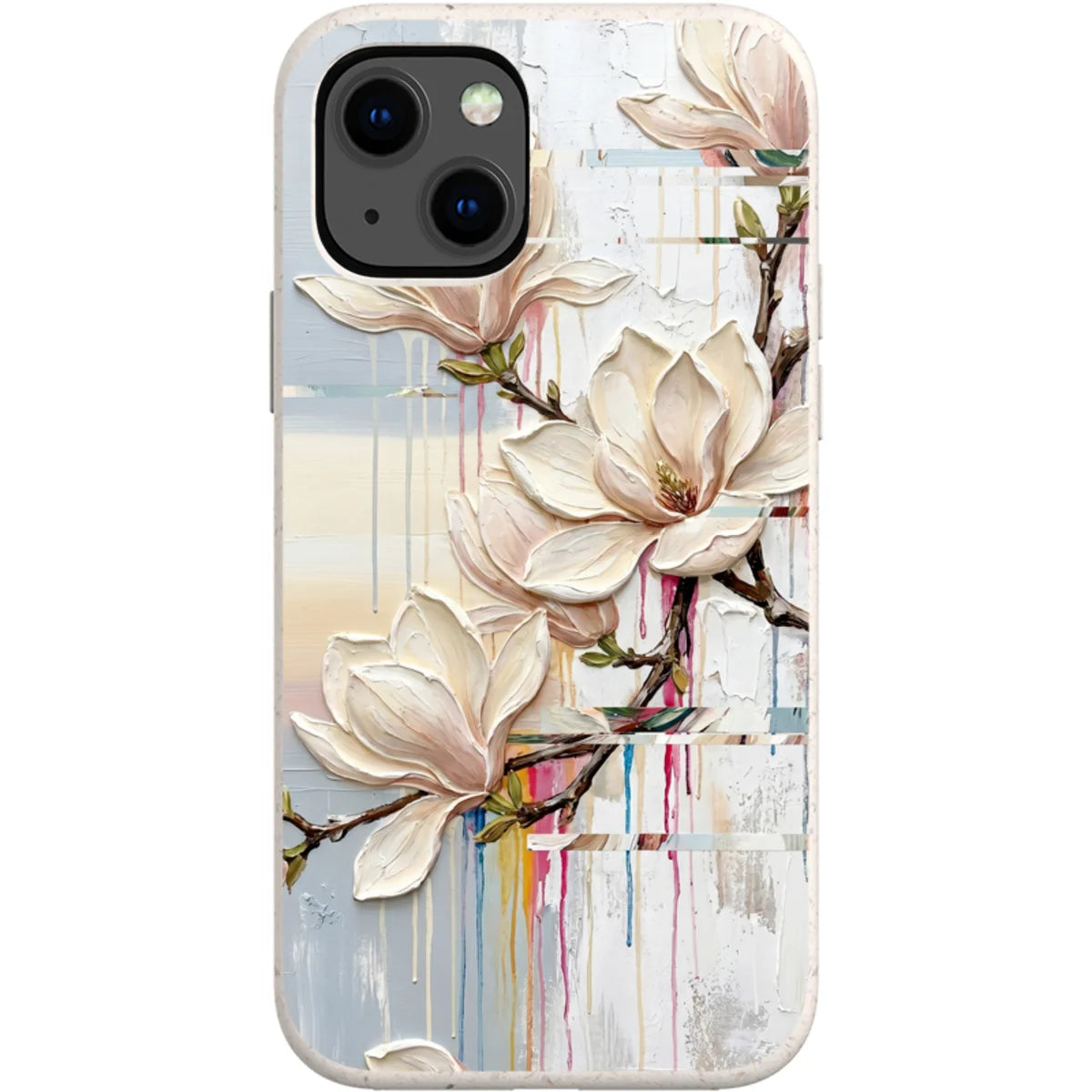 Magnolia Branches by Frida Lövström — iPhone 13 Mini iPhone Bio-degradable Case — Finnaij