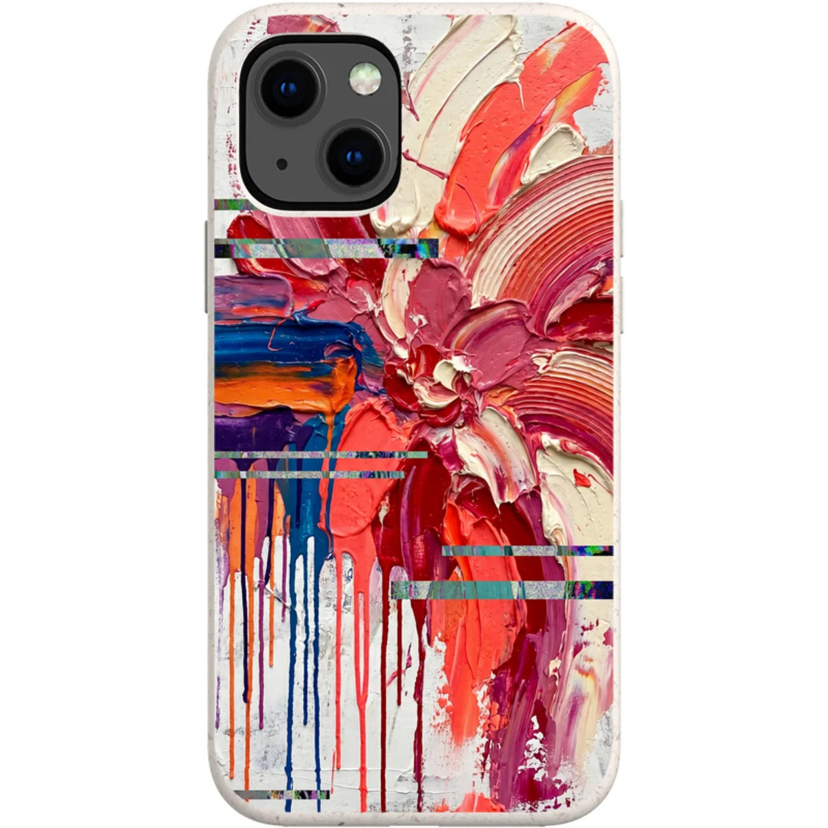 Abstract Florals by Frida Lövström — iPhone 13 Mini iPhone Bio-degradable Case — Finnaij