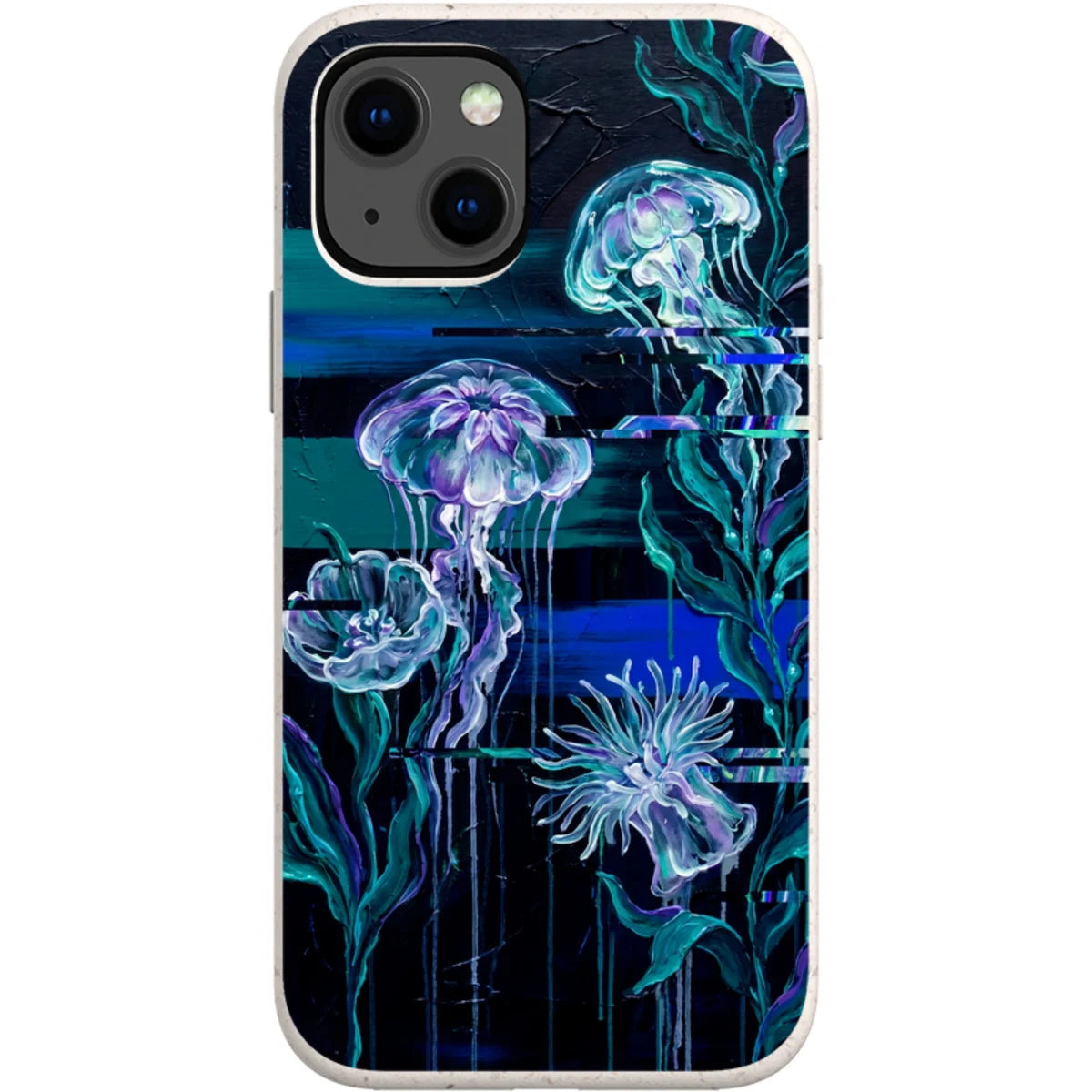 Deep-Sea Underwater Botanical Fantasy by Frida Lövström — iPhone 13 Mini iPhone Bio-degradable Case — Finnaij