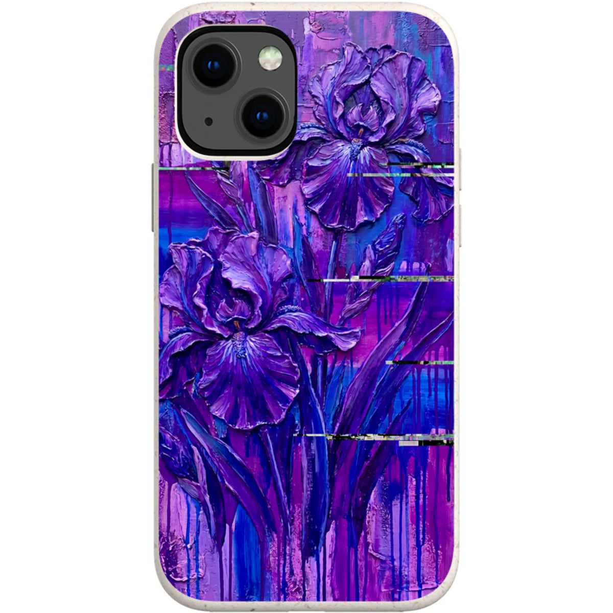 Iris Flowers by Frida Lövström — iPhone 13 Mini iPhone Bio-degradable Case — Finnaij