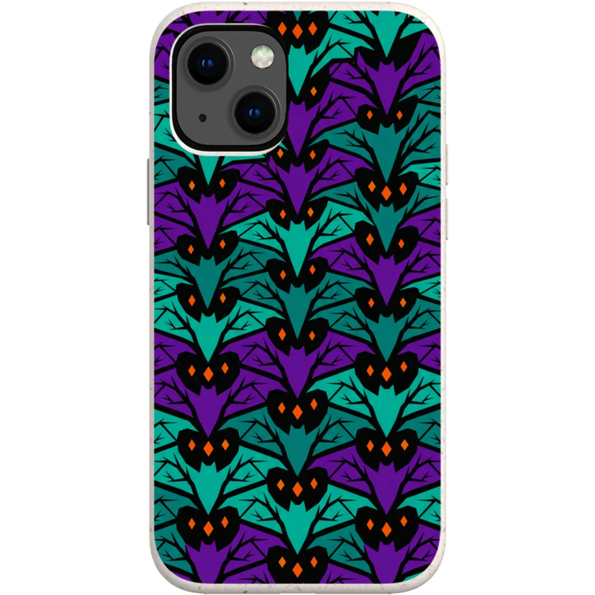 Bat Forest — iPhone 13 Mini Bio-degradable Case — Finnaij
