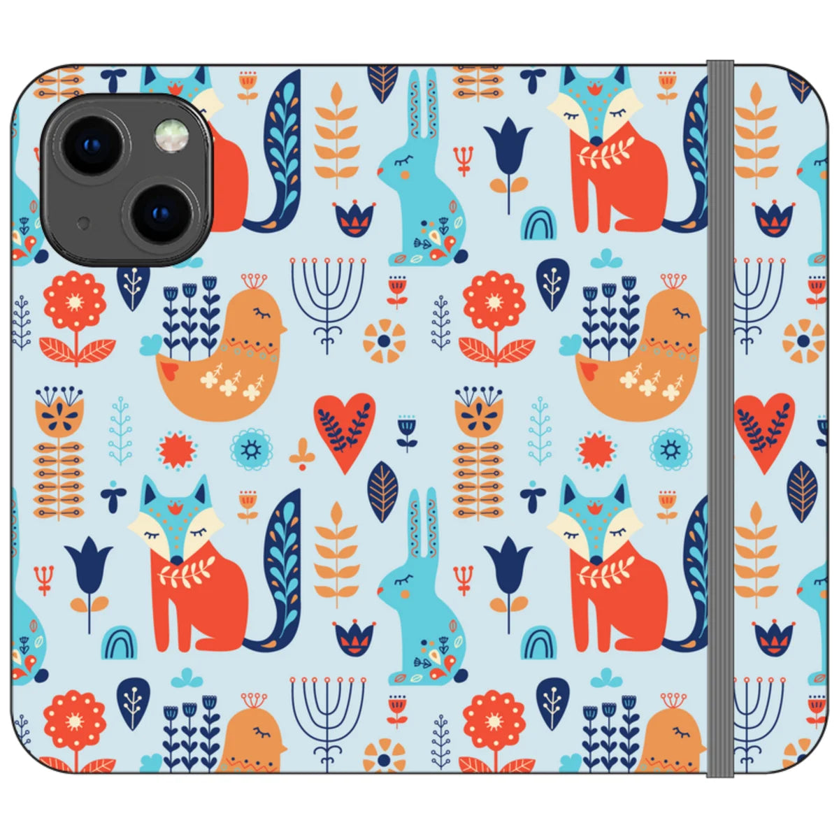Nordic Ornament — iPhone 13 Mini Wallet Case — Finnaij
