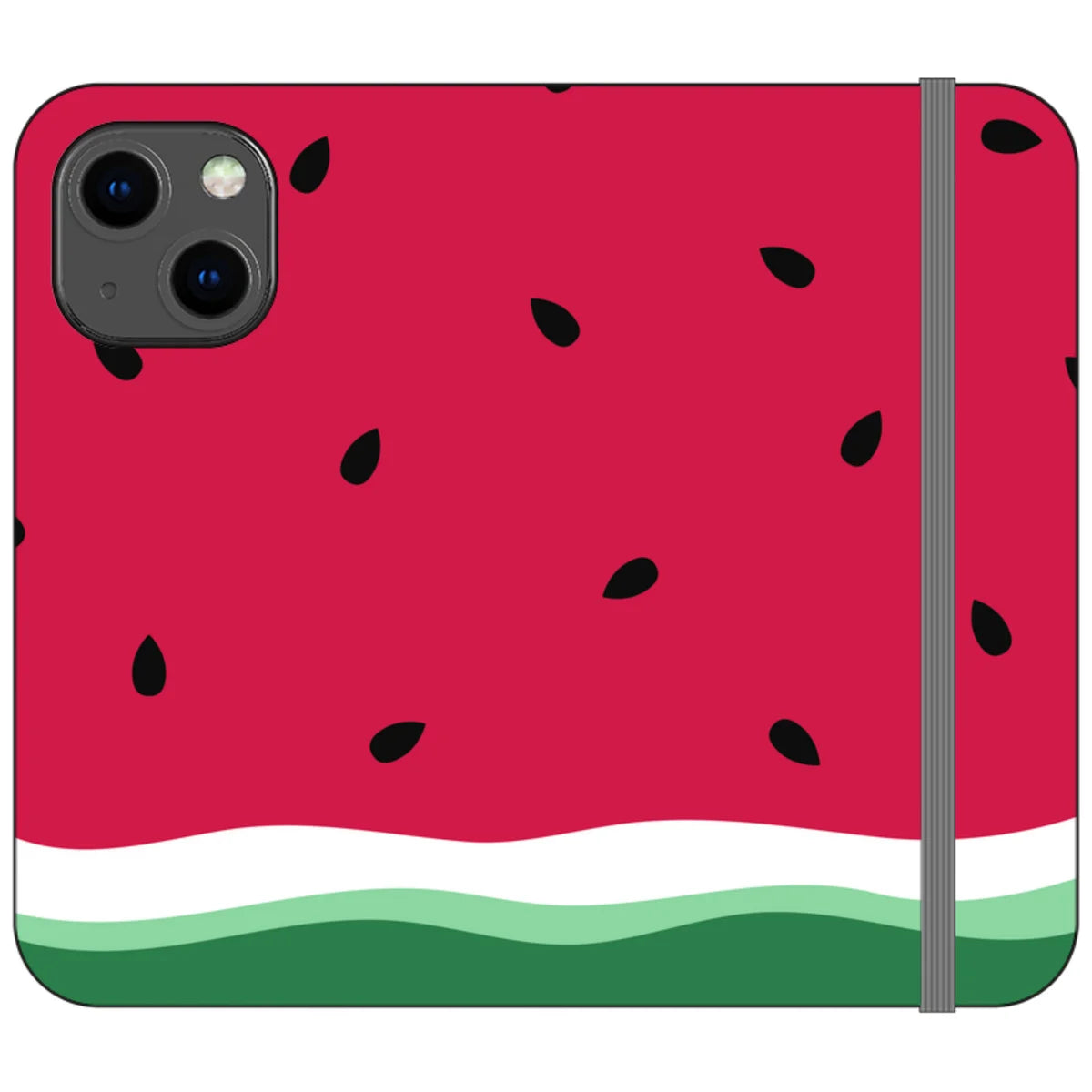 Summer Melon — iPhone 13 Mini Wallet Case — Finnaij