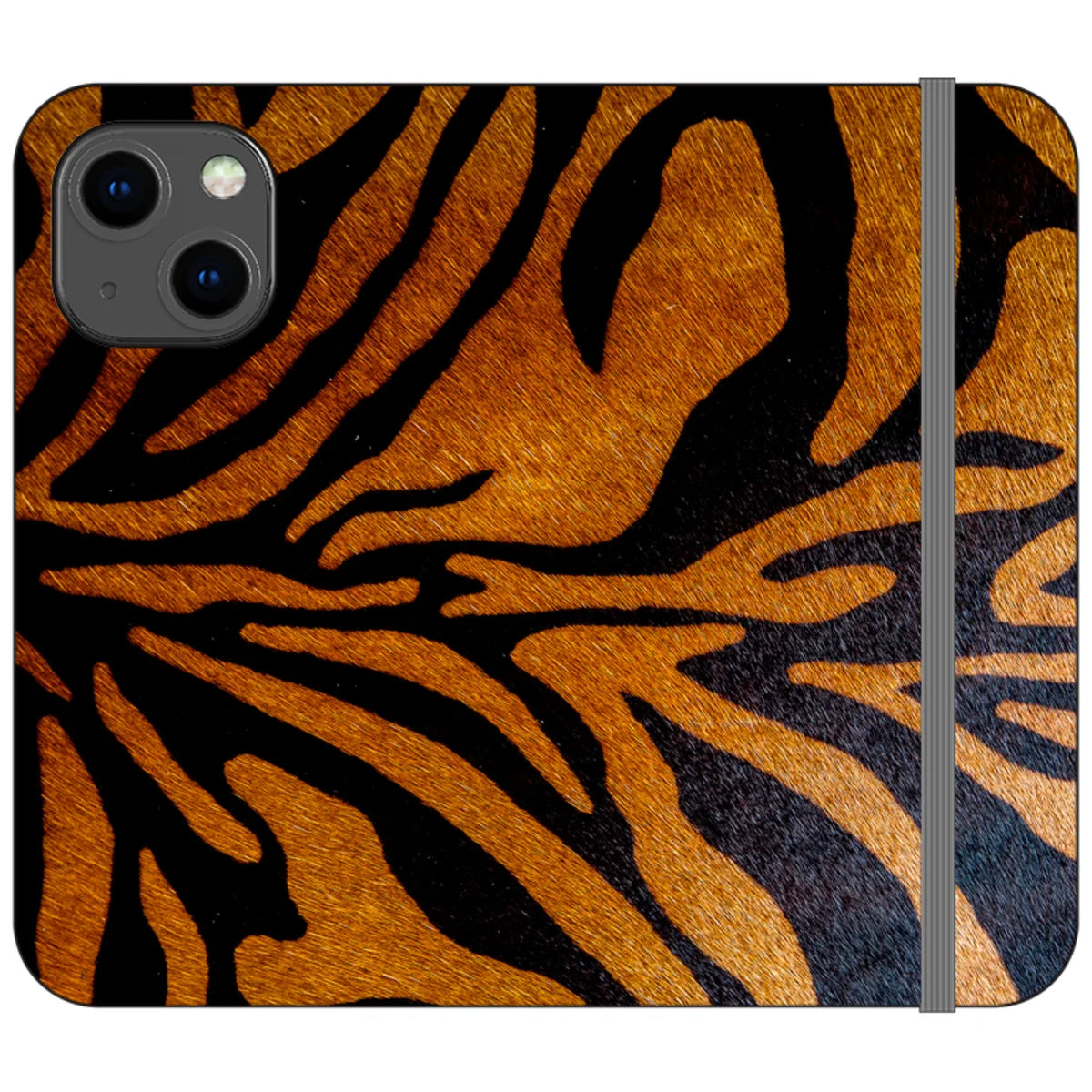 Stripes of the Wild — iPhone 13 Mini Wallet Case — Finnaij