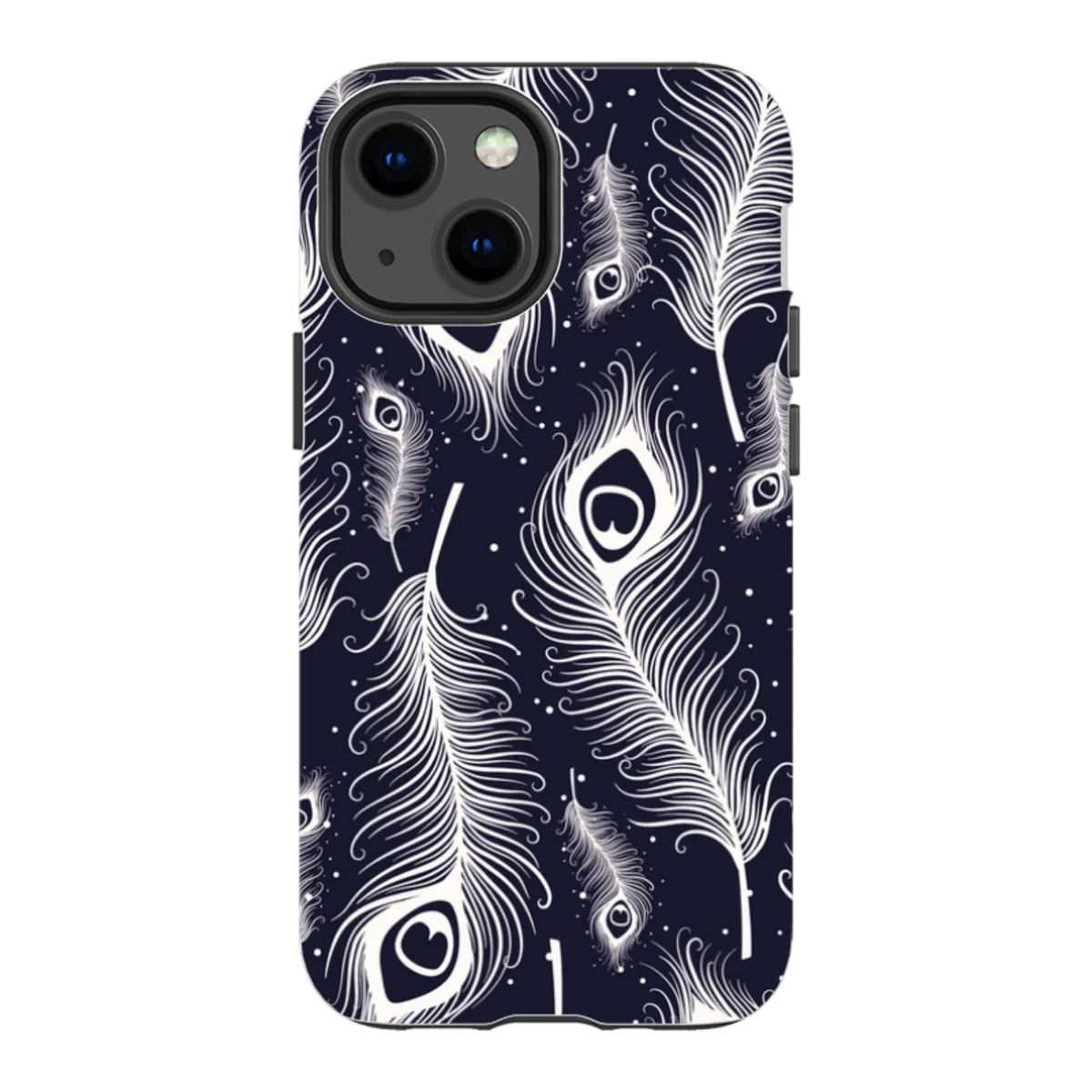 Feathers in Bloom — iPhone 13 Mini Tough Case — Finnaij