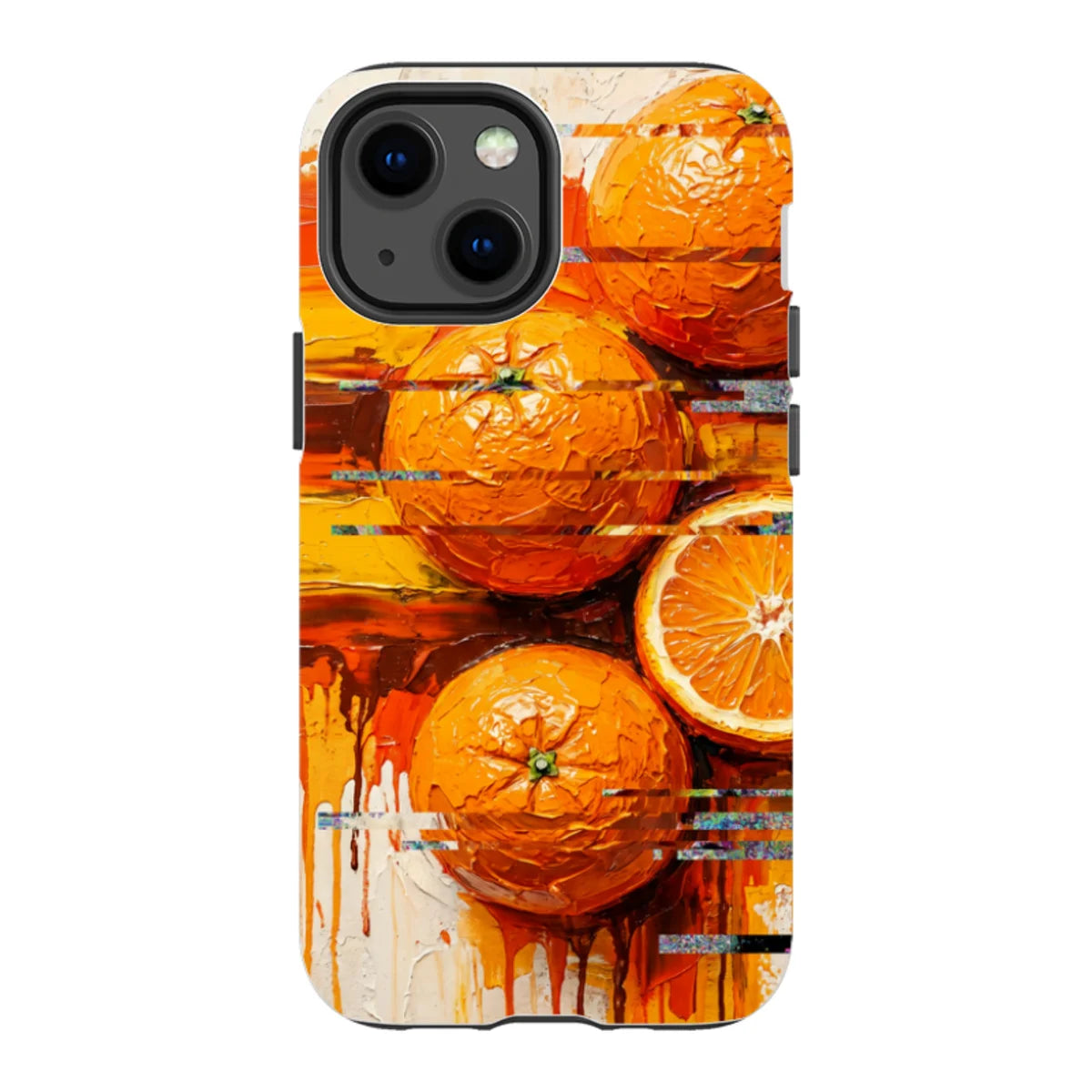 Oranges and Citrus Still Life by Frida Lövström — iPhone 13 Mini Tough Case — Finnaij