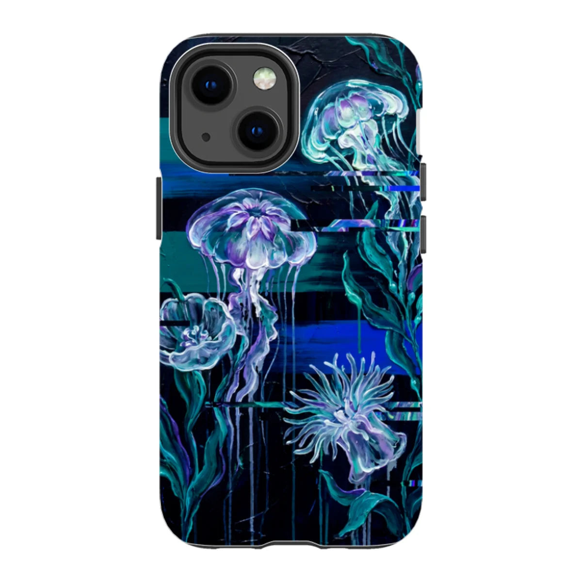 Deep-Sea Underwater Botanical Fantasy by Frida Lövström — iPhone 13 Mini Tough Case — Finnaij