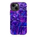 Iris Flowers by Frida Lövström — iPhone 13 Mini Tough Case — Finnaij