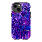 Iris Flowers by Frida Lövström — iPhone 13 Mini Tough Case — Finnaij