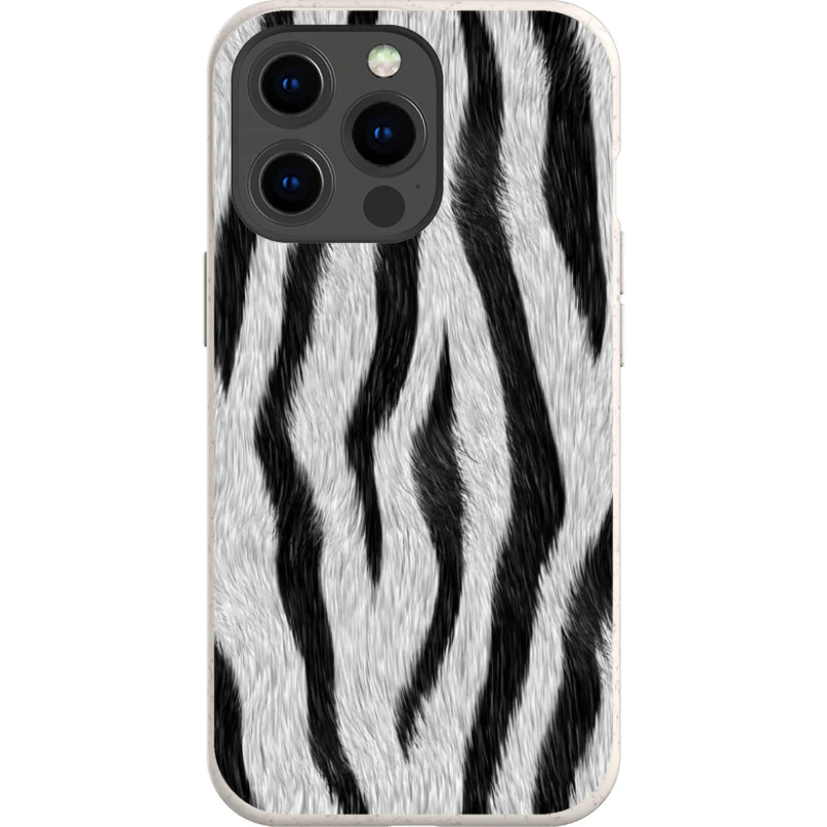 Zebra Groove — iPhone 13 Pro iPhone Bio-degradable Case — Finnaij
