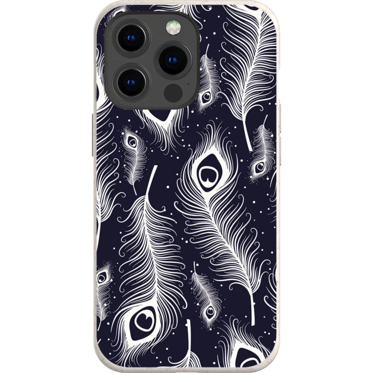 Feathers in Bloom — iPhone 13 Pro iPhone Bio-degradable Case — Finnaij