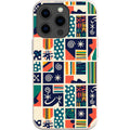 Coastal Indigo Tiles by Ada Okoye — iPhone 13 Pro iPhone Bio-degradable Case — Finnaij