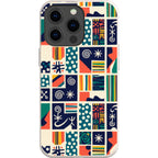Coastal Indigo Tiles by Ada Okoye — iPhone 13 Pro iPhone Bio-degradable Case — Finnaij