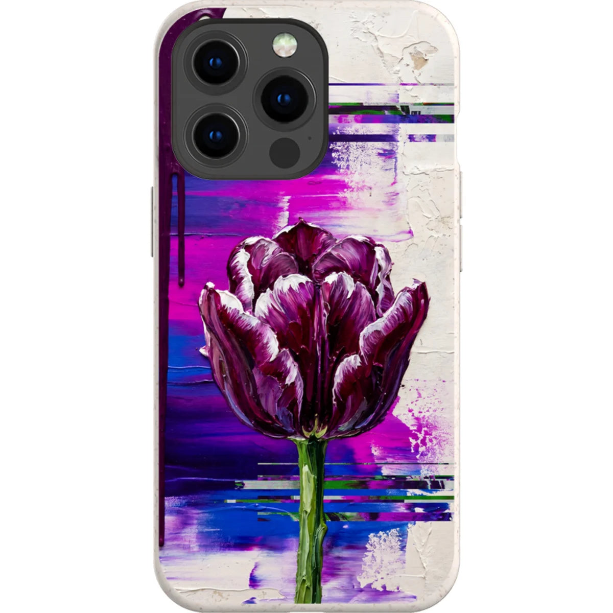 Single Dramatic Tulip by Frida Lövström — iPhone 13 Pro iPhone Bio-degradable Case — Finnaij