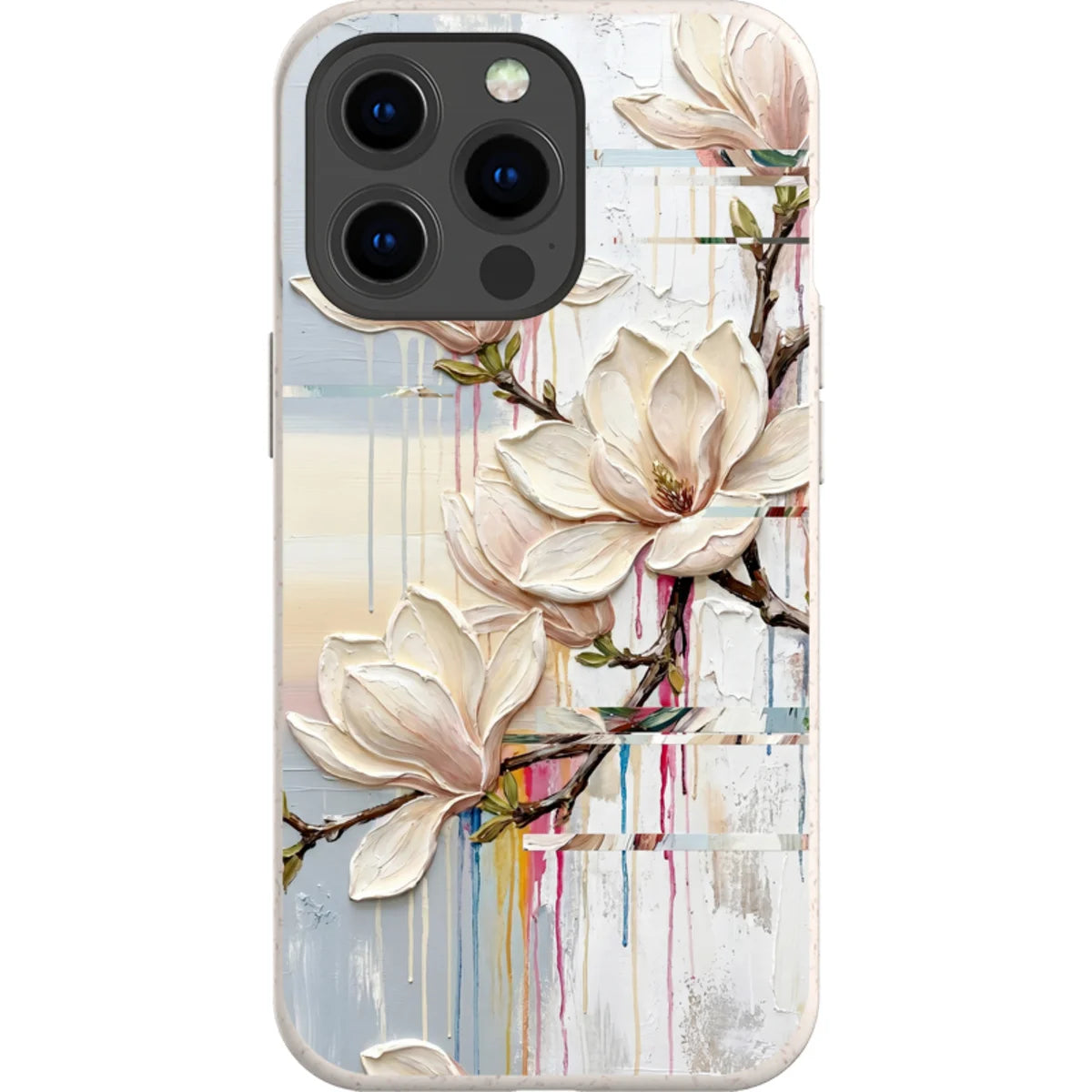 Magnolia Branches by Frida Lövström — iPhone 13 Pro iPhone Bio-degradable Case — Finnaij