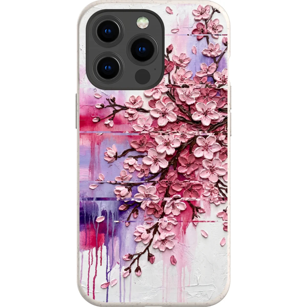 Cherry Blossoms by Frida Lövström — iPhone 13 Pro iPhone Bio-degradable Case — Finnaij
