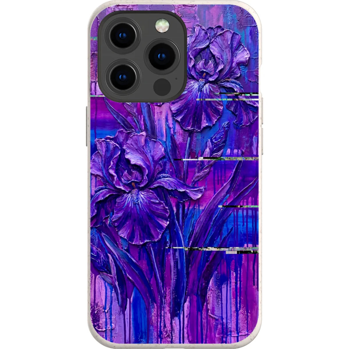 Iris Flowers by Frida Lövström — iPhone 13 Pro iPhone Bio-degradable Case — Finnaij