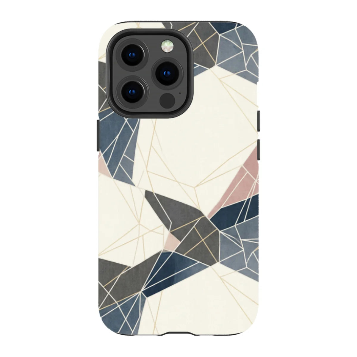 Frozen Lake Geometry by Elsi Vaarala — iPhone 13 Pro Magsafe Tough Case — Finnaij