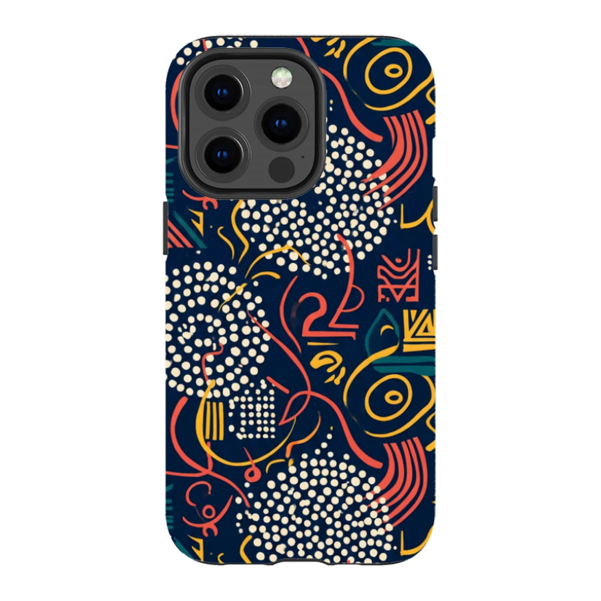 Adire Nightfall by Ada Okoye — Magsafe Tough Case for iPhone — Finnaij