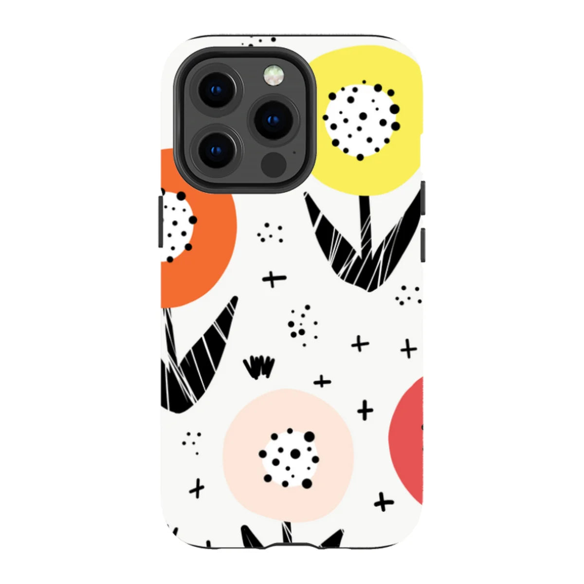 Botanical Doodle — iPhone 13 Pro Magsafe Tough Case — Finnaij