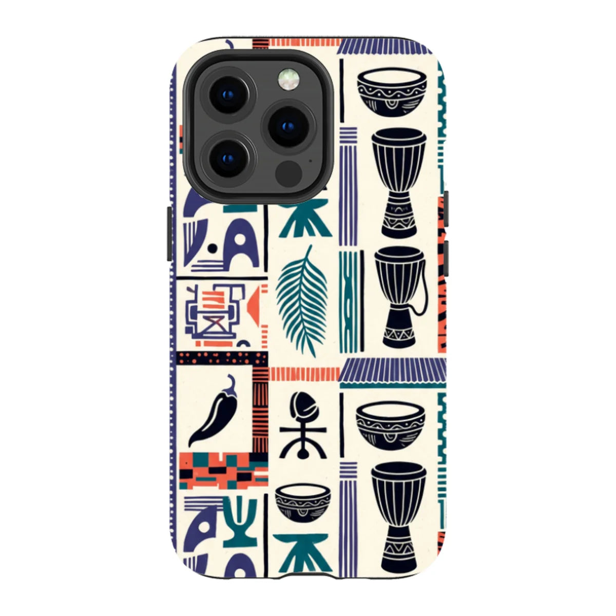 Market Day Icons by Ada Okoye — iPhone 13 Pro MagSafe Tough Case — Finnaij
