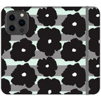 Bold Floral Black — iPhone 13 Pro Wallet Case — Finnaij