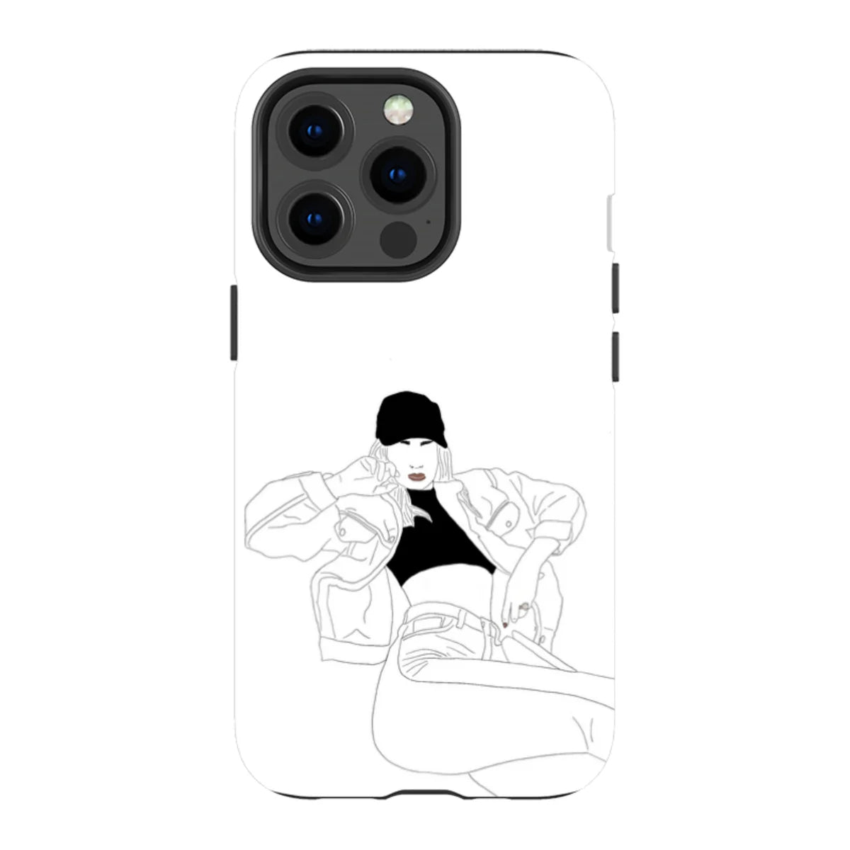 Black Cap by Keagan Haight — iPhone 13 Pro Tough Case — Finnaij