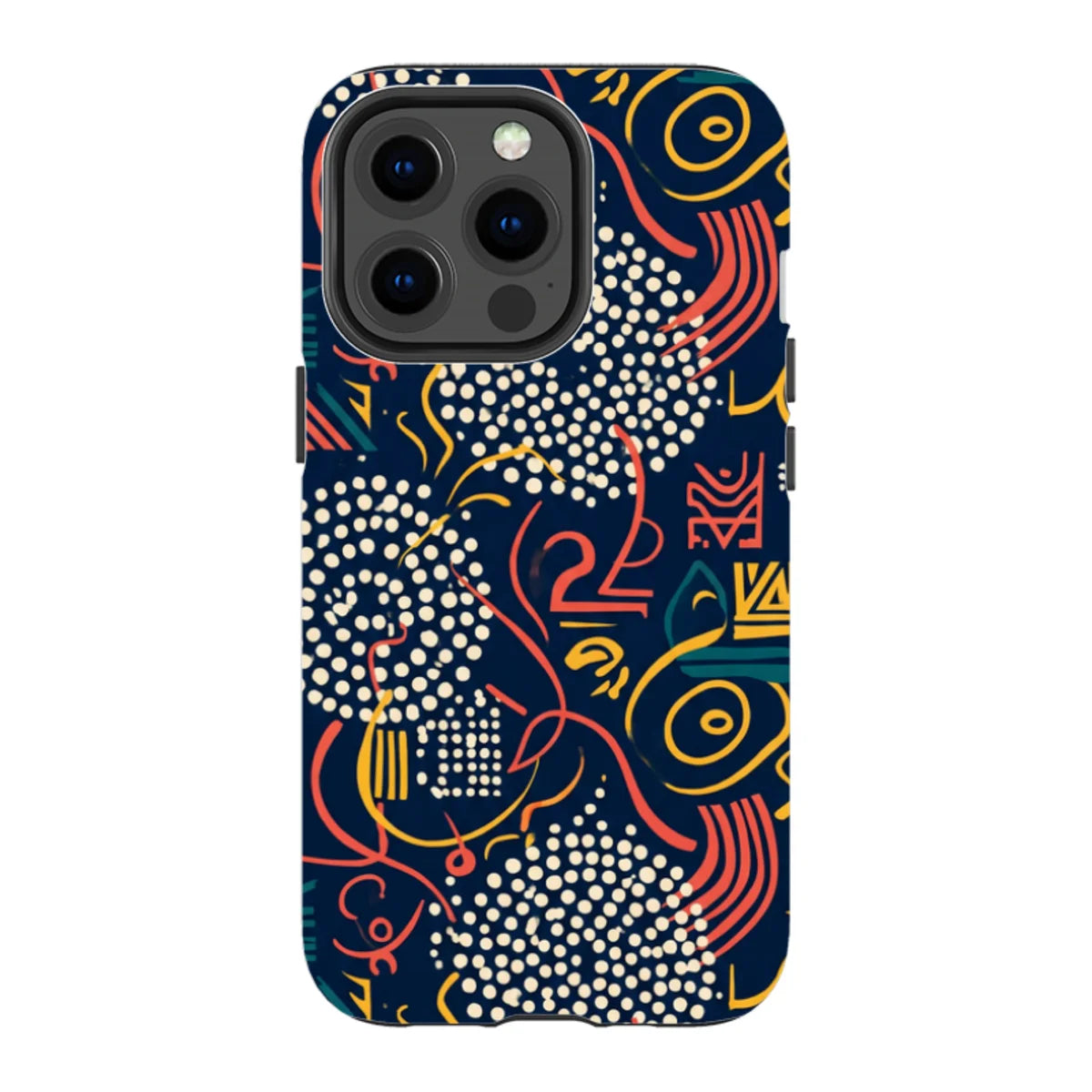 Adire Nightfall by Ada Okoye — Tough Case for iPhone — Finnaij