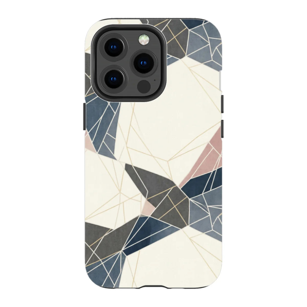 Frozen Lake Geometry by Elsi Vaarala — iPhone 13 Pro Tough Case — Finnaij