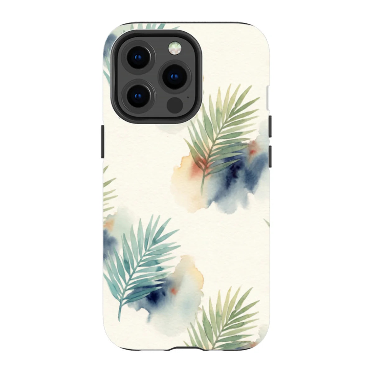 Palm Frond Breeze Pattern by Tobi Akinyemi — iPhone 13 Pro Tough Case — Finnaij