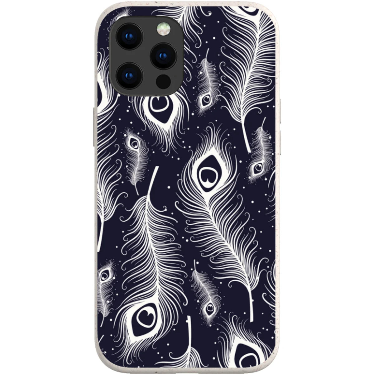Feathers in Bloom — iPhone 13 Pro Max iPhone Bio-degradable Case — Finnaij