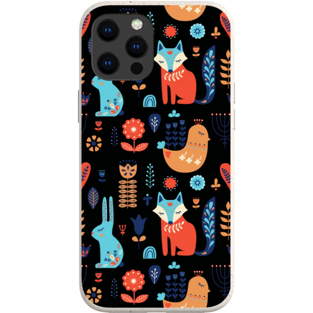 Nordic Ornament Black — iPhone 13 Pro Max iPhone Bio-degradable Case — Finnaij