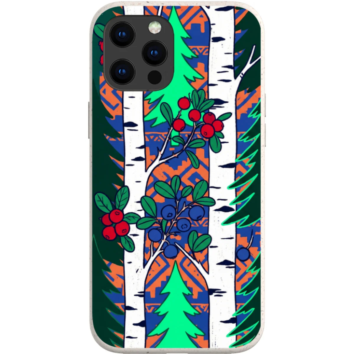 Nordic Forest by Aino Kallio — iPhone 13 Pro Max iPhone Bio-degradable Case — Finnaij