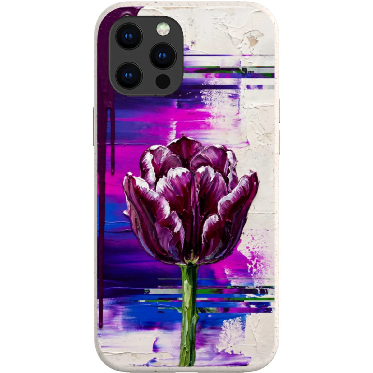 Single Dramatic Tulip by Frida Lövström — iPhone 13 Pro Max iPhone Bio-degradable Case — Finnaij