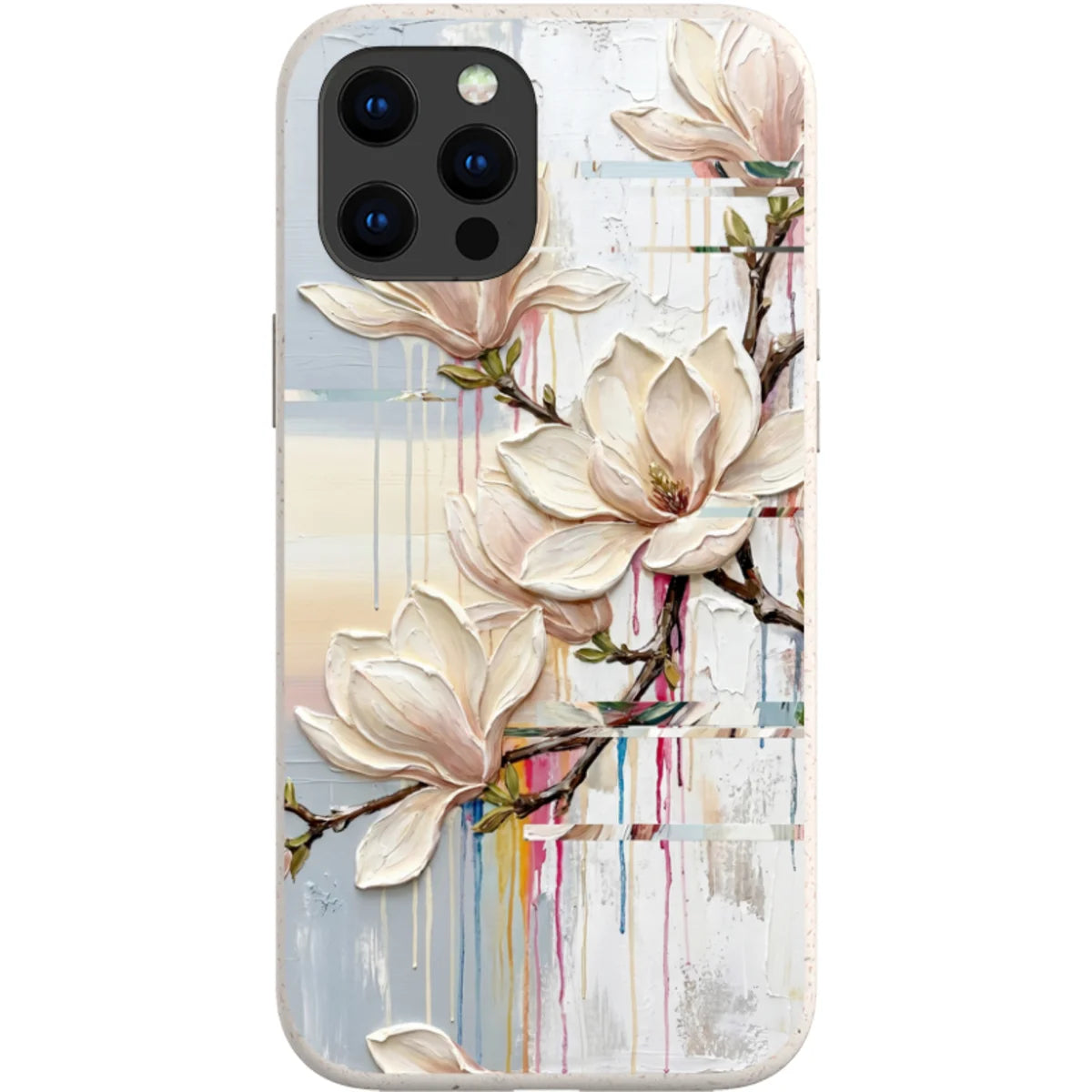 Magnolia Branches by Frida Lövström — iPhone 13 Pro Max iPhone Bio-degradable Case — Finnaij