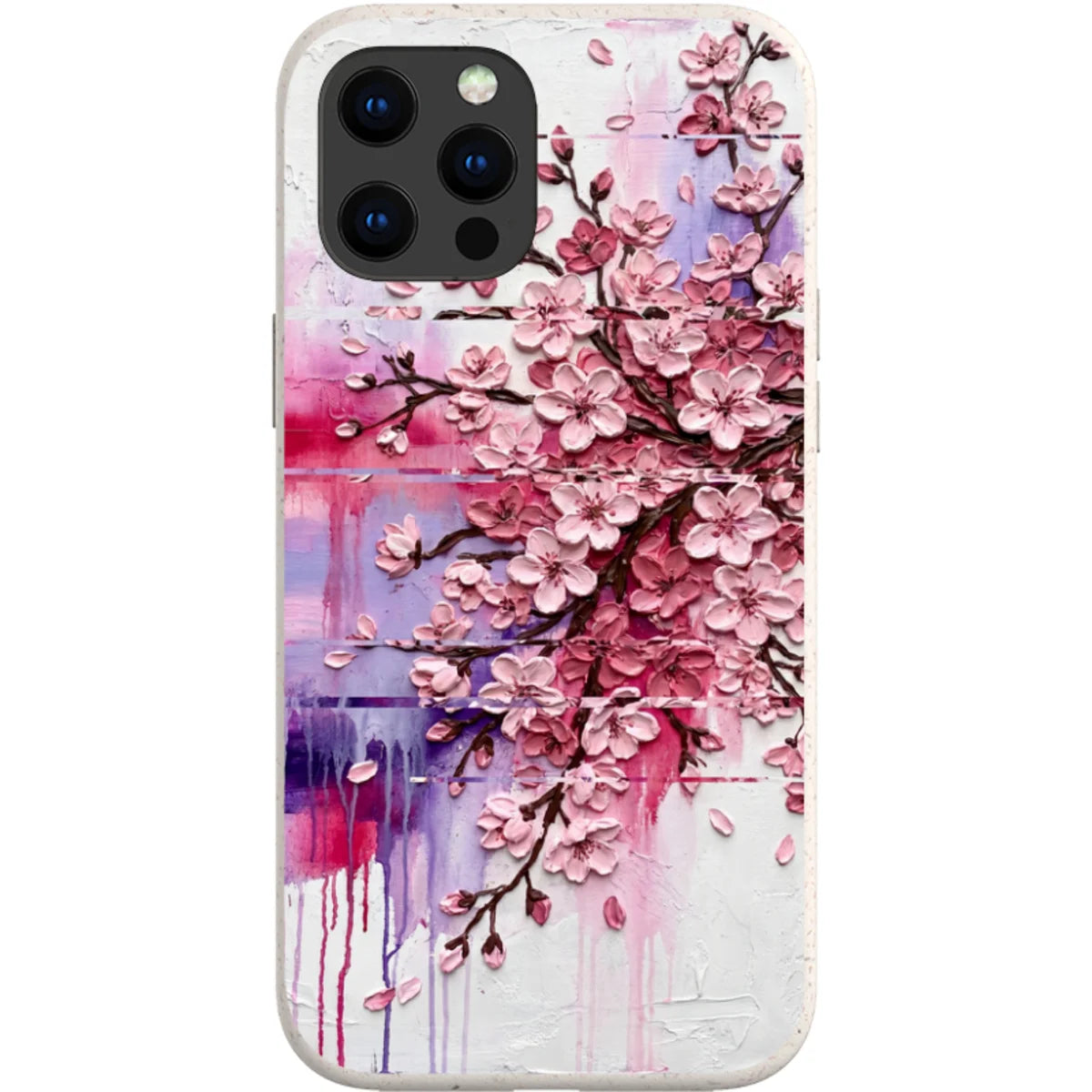 Cherry Blossoms by Frida Lövström — iPhone 13 Pro Max iPhone Bio-degradable Case — Finnaij