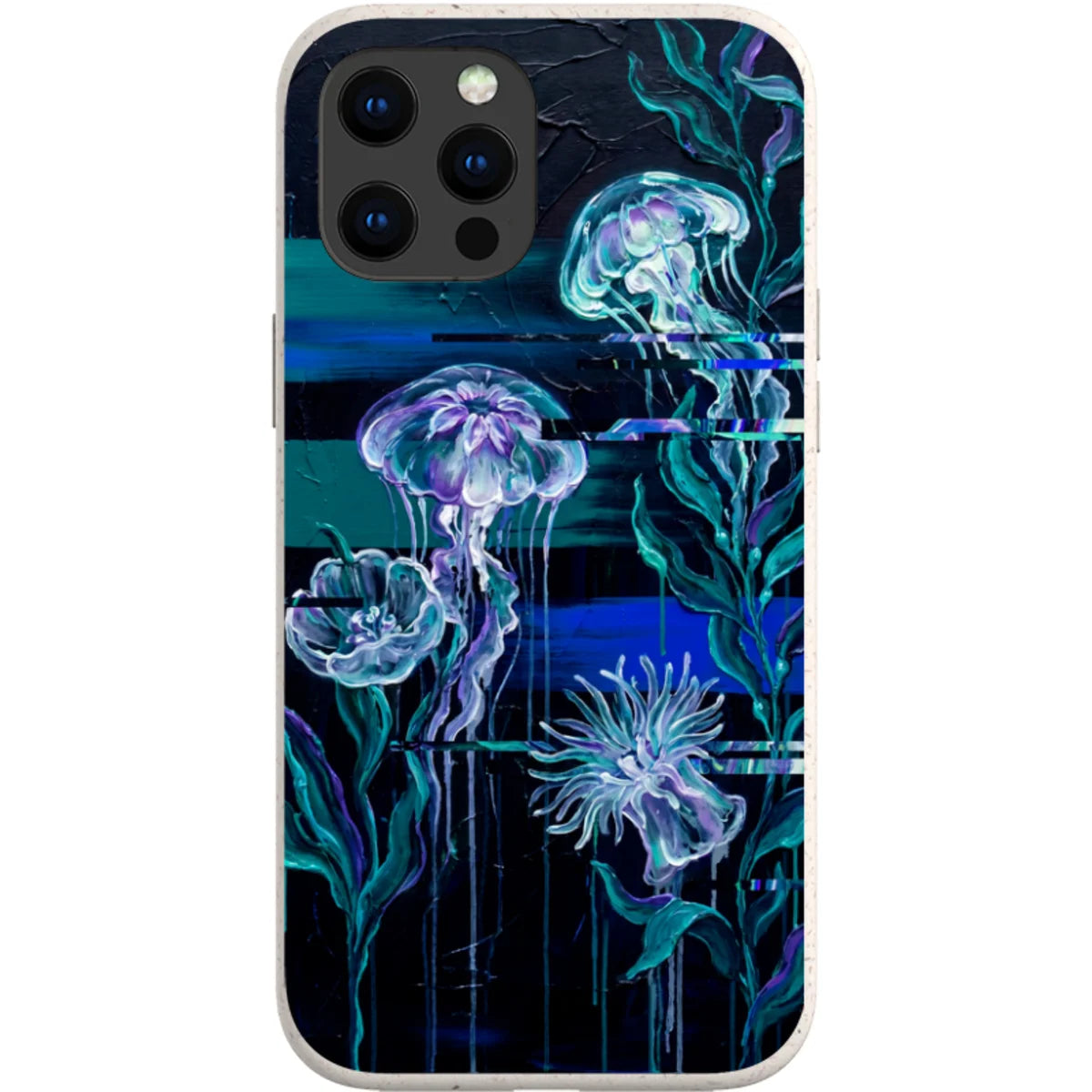 Deep-Sea Underwater Botanical Fantasy by Frida Lövström — iPhone 13 Pro Max iPhone Bio-degradable Case — Finnaij