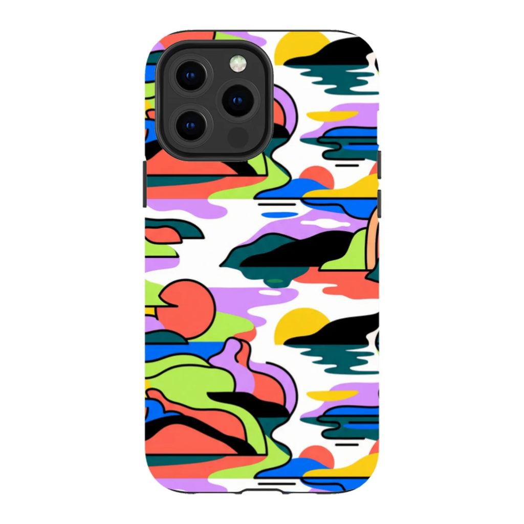 Archipelago Color Motion by Salla Niemi — iPhone 13 Pro Max Magsafe Tough Case — Finnaij