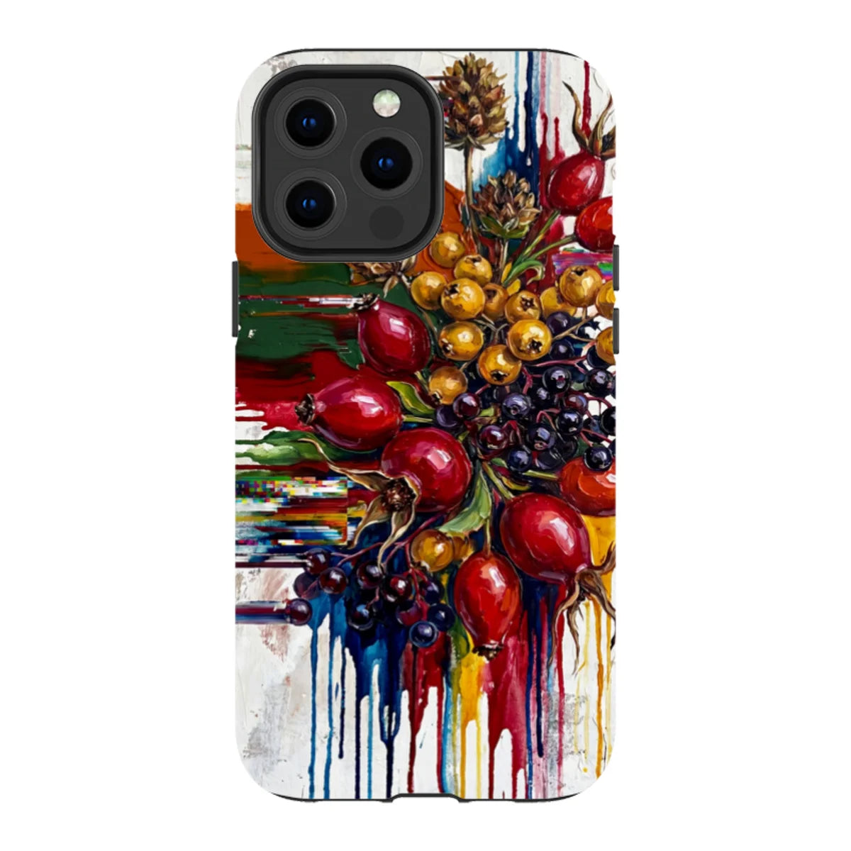 Autumn Berries and Botanicals by Frida Lövström — iPhone 13 Pro Max Magsafe Tough Case — Finnaij