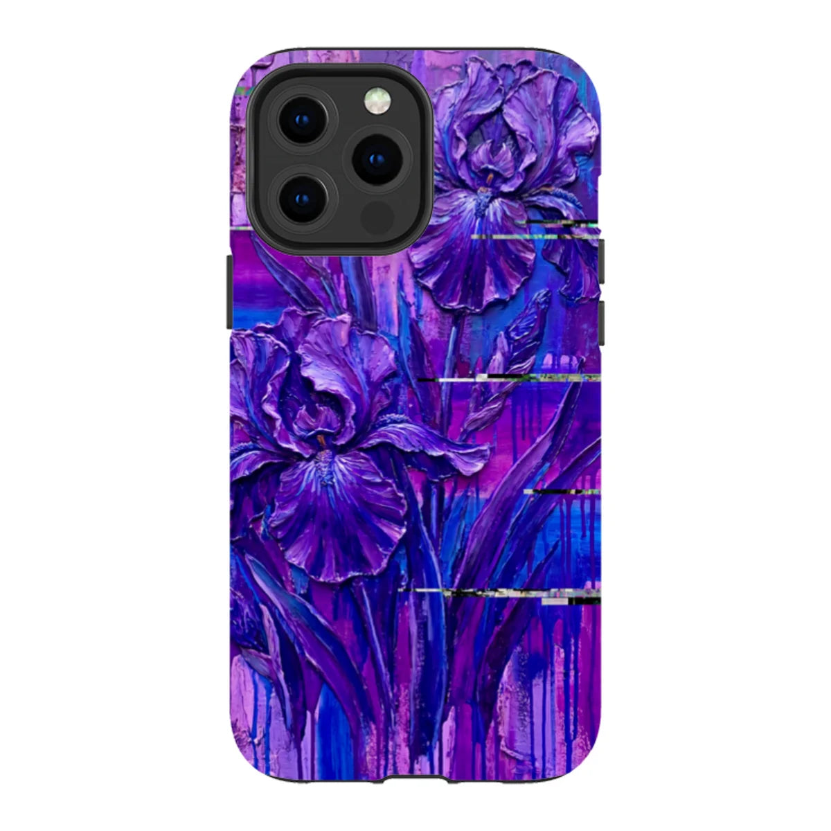 Iris Flowers by Frida Lövström — iPhone 13 Pro Max Magsafe Tough Case — Finnaij
