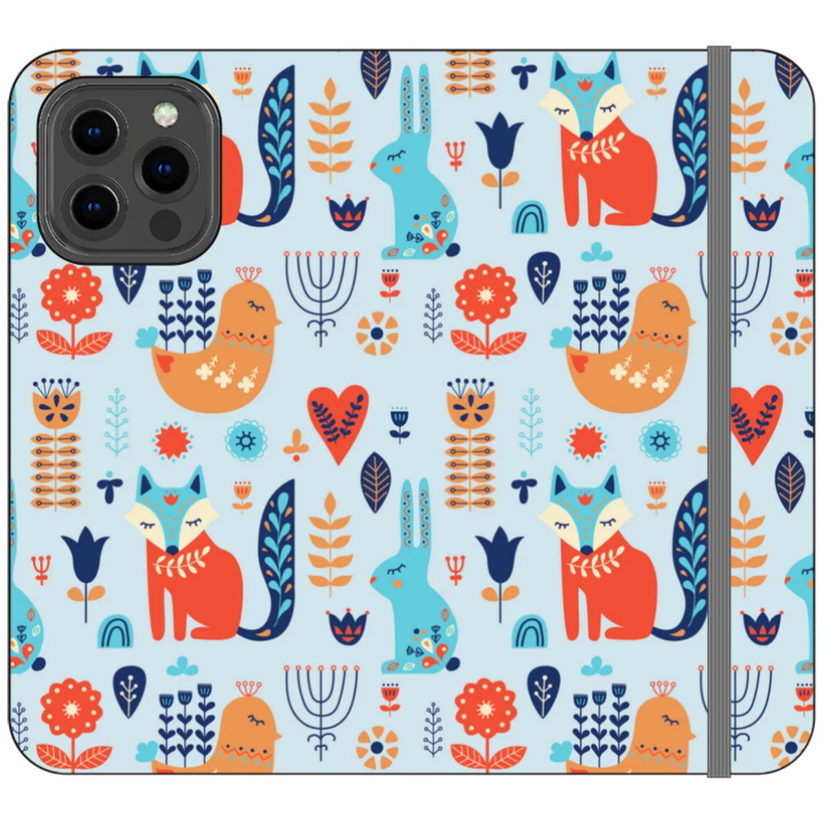 Nordic Ornament — iPhone 13 Pro Max Wallet Case — Finnaij